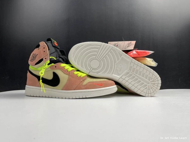 Peach Jordan CW6576-800 High Switch Air 1 0819